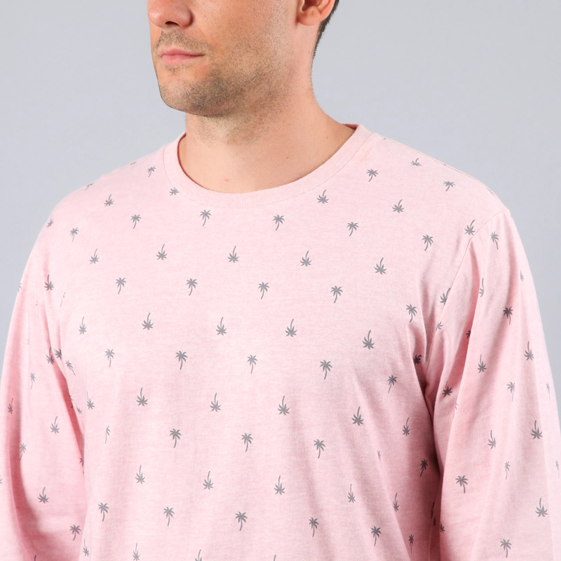 PIJAMA HOMBRE ESCOTE V PLATEADO - 3