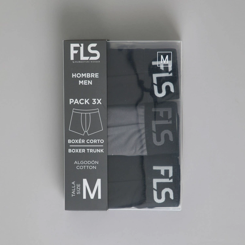 PACK 3X BOXER CORTO FLORES HOMBRE FLORES 34014-2 - 2