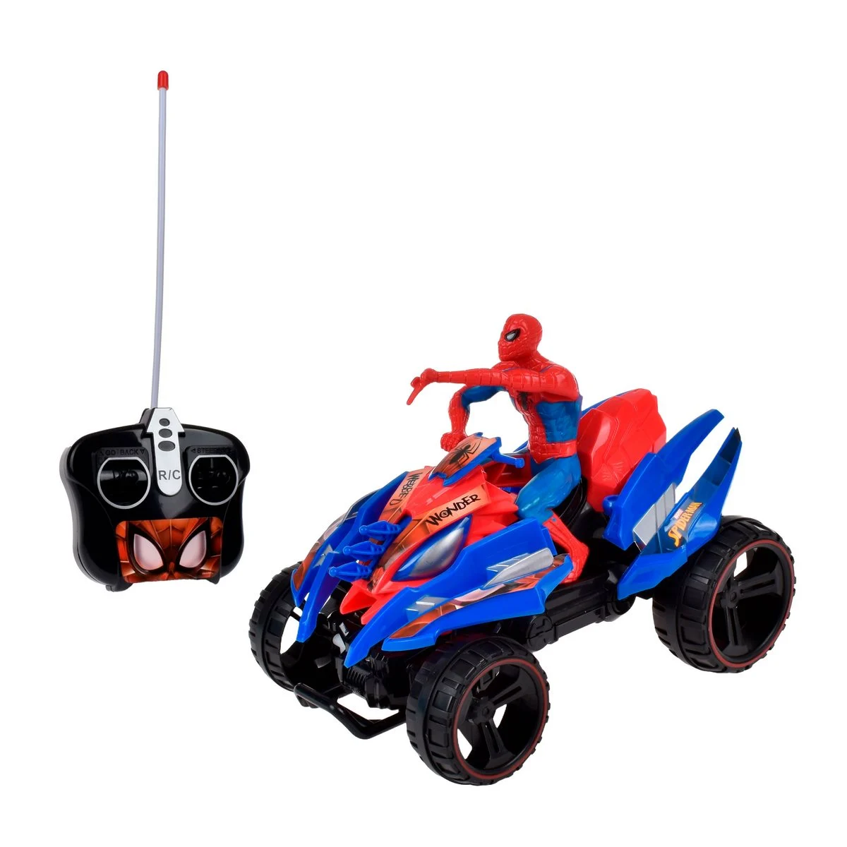 CUADRIMOTO R/C CON FIGURA SPIDERMAN - 1