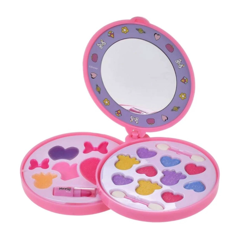 SET CIRCULAR CON TRES PISOS DE COSMETICOS MINNIE - 2