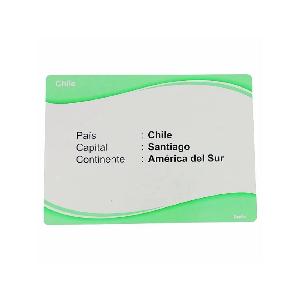 JUEGO DIDACTICO DACTIC LAMINAS BANDERAS DEL MUNDO 60 PIEZAS - 2