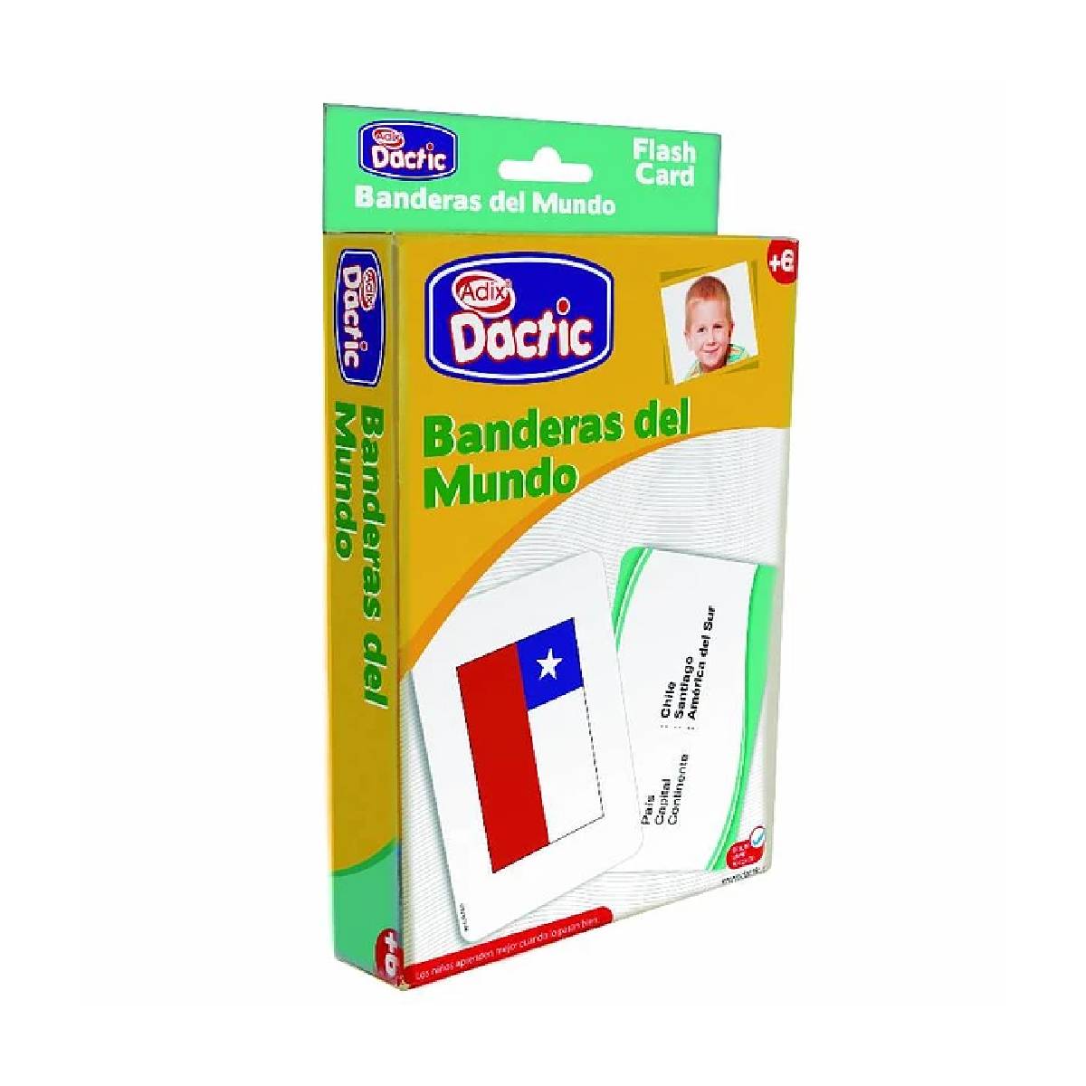 JUEGO DIDACTICO DACTIC LAMINAS BANDERAS DEL MUNDO 60 PIEZAS - 4