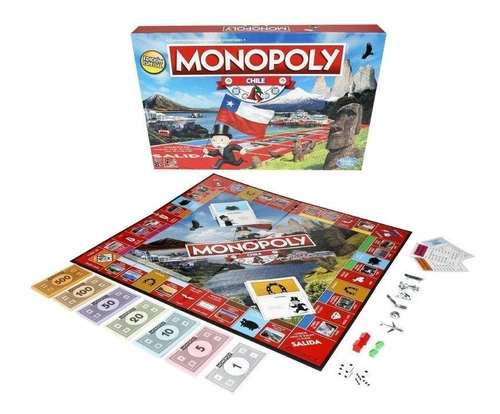 JUEGO HASBRO MONOPOLY CHILE - 1