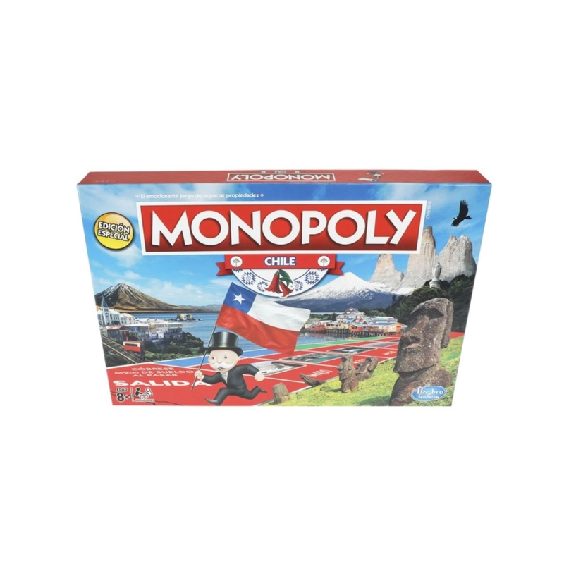 JUEGO HASBRO MONOPOLY CHILE - 2