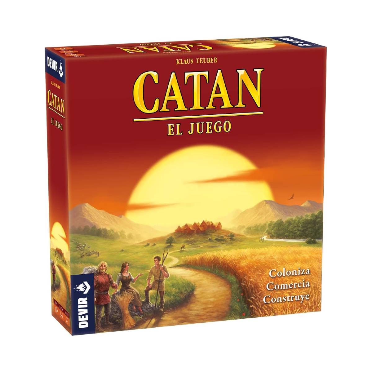 JUEGO DE MESA CATAN 6 PIEZAS ESTRATEGIA Y CONSTRUCCION - 7