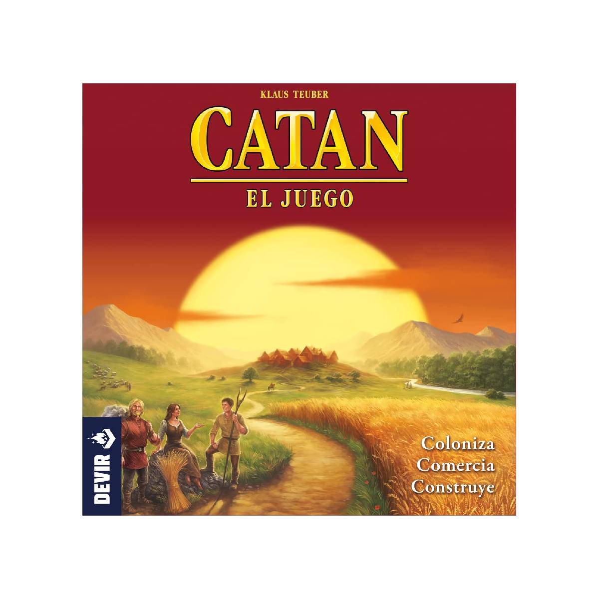 JUEGO DE MESA CATAN 6 PIEZAS ESTRATEGIA Y CONSTRUCCION - 8