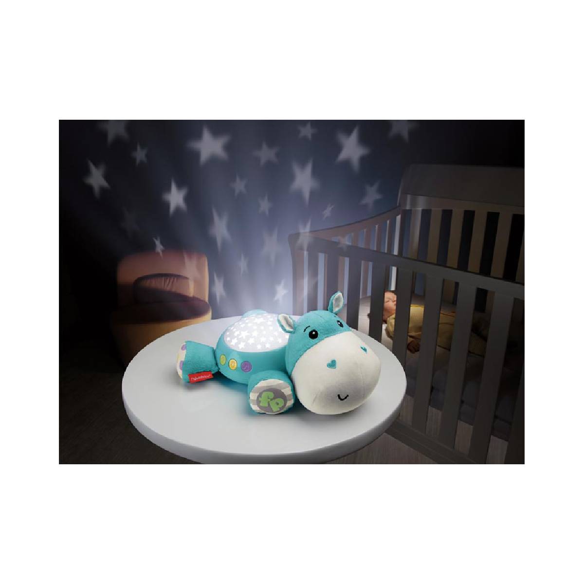 HIPOPOTAMO FISHER PRICE PROYECTOR MUSICAL HORA DE DORMIR - 3