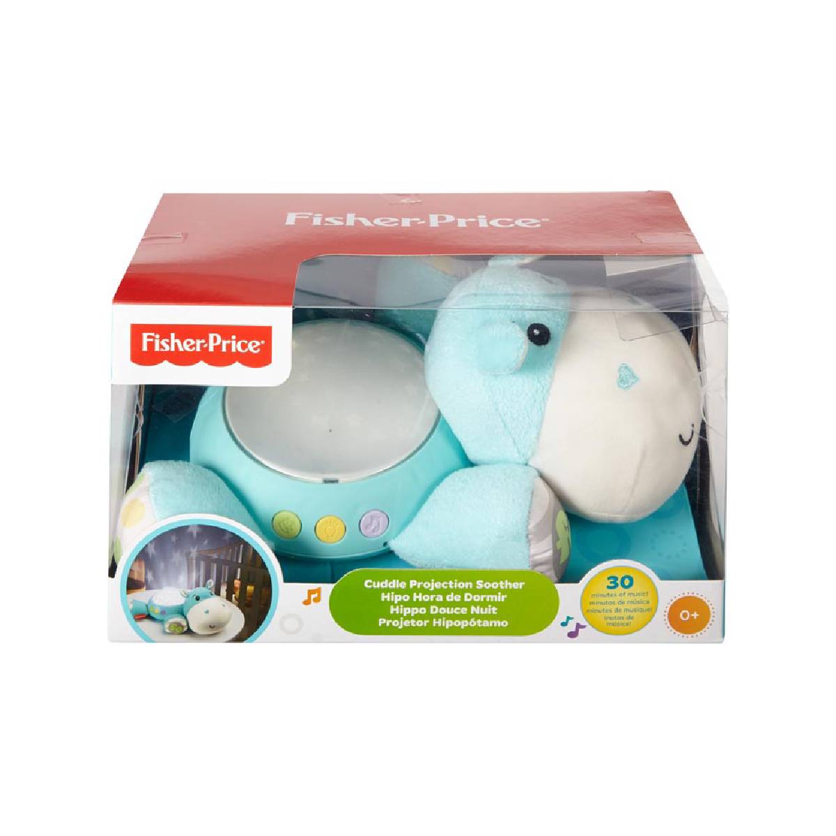 HIPOPOTAMO FISHER PRICE PROYECTOR MUSICAL HORA DE DORMIR - 5