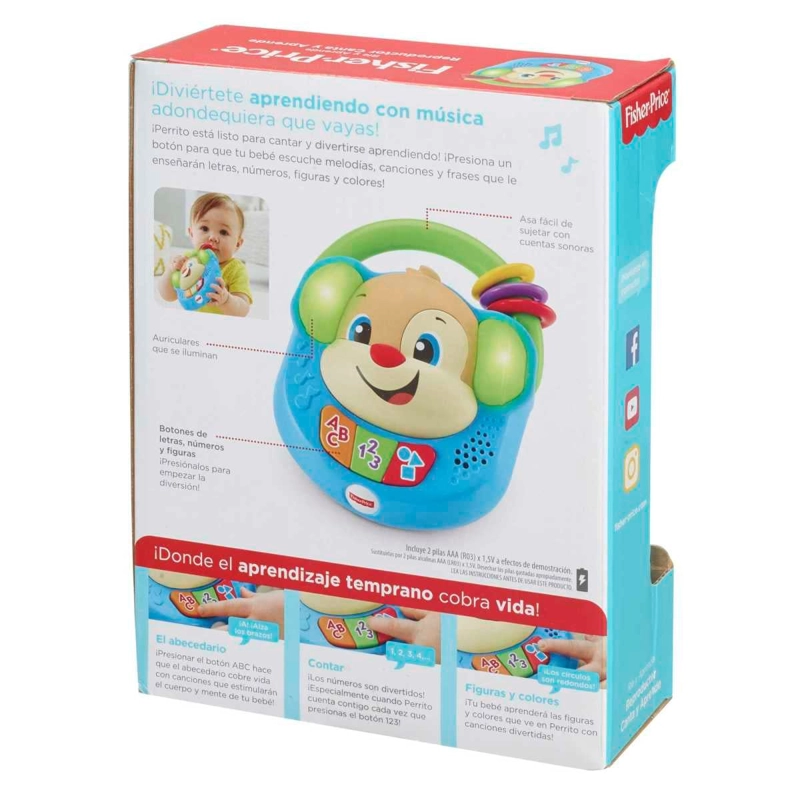 REPRODUCTOR FISHER PRICE CANTA Y APRENDE MULTICOLOR - 4