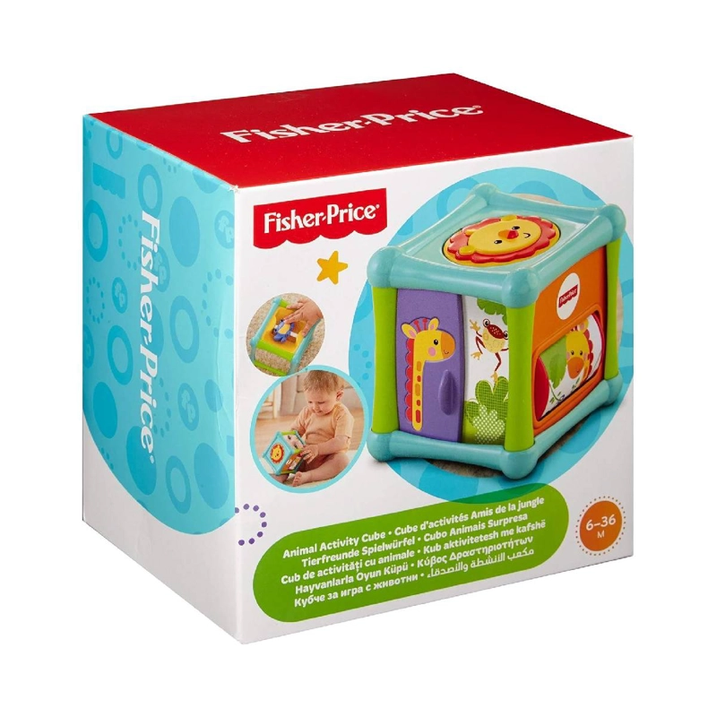 JUGUETE DIDACTICO FISHER PRICE CUBO ANIMALITOS PARA BEBE - 2
