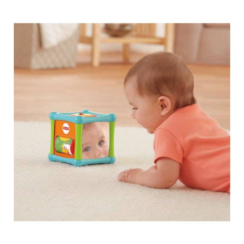 JUGUETE DIDACTICO FISHER PRICE CUBO ANIMALITOS PARA BEBE - 3