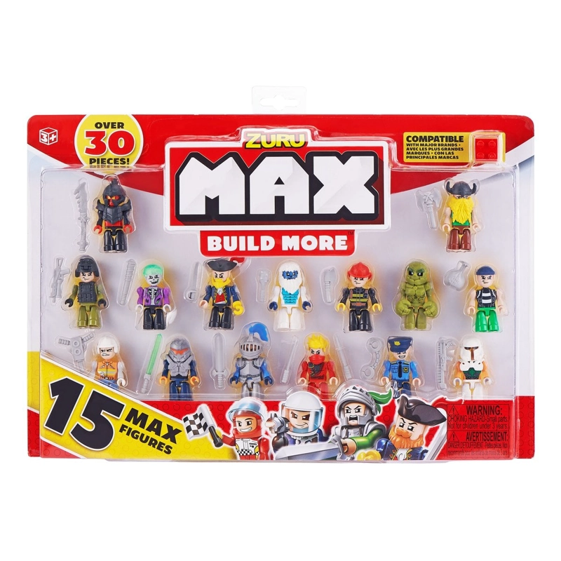 BLOQUES MAX PACK 15 FIGURAS CONSTRUCCION - 3