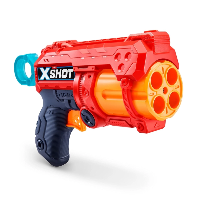 PISTOLA ANSALDO MULTICOLOR FURY 4 LANZA DARDOS X-SHOT - 1