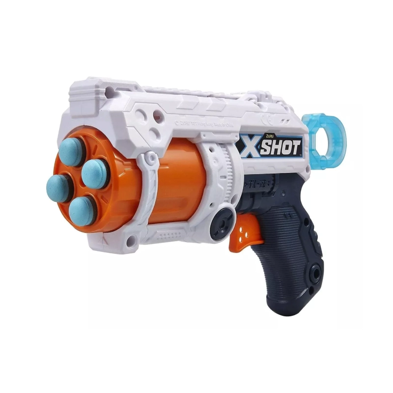 PISTOLA ANSALDO MULTICOLOR FURY 4 LANZA DARDOS X-SHOT - 6