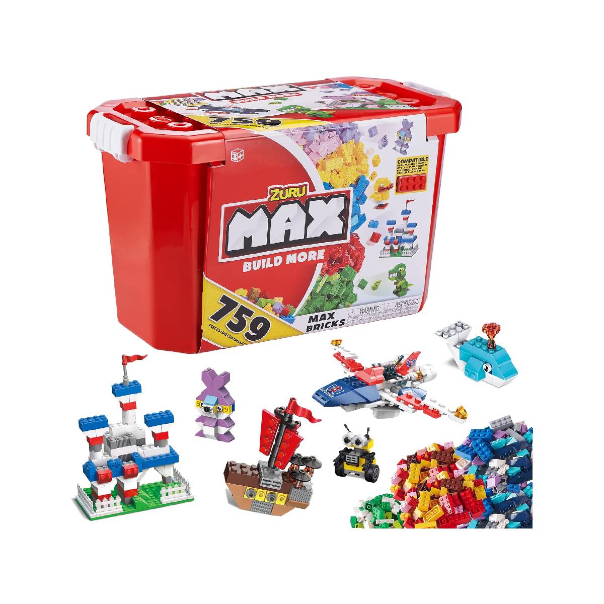 BLOQUES DE CONSTRUCCION MAX 759 PIEZAS EN BALDE - 7