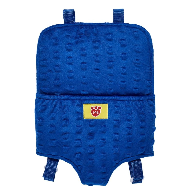 MOCHILA BUILD A BEAR AZUL PARA OSOS DE PELUCHE - 1