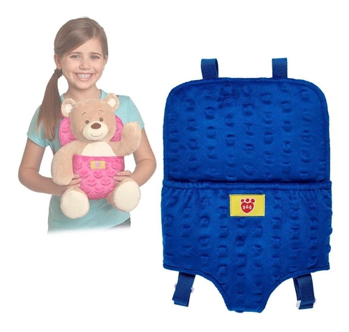 MOCHILA BUILD A BEAR AZUL PARA OSOS DE PELUCHE - 2