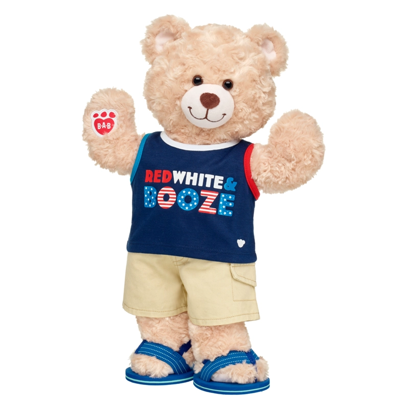 PANTALONES CORTOS BUILD A BEAR COLOR KHAKI PARA PELUCHE - 3