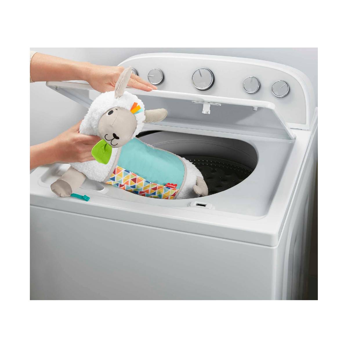 COJÍN FISHER PRICE ACTIVIDADES LLAMA MULTICOLOR - 3