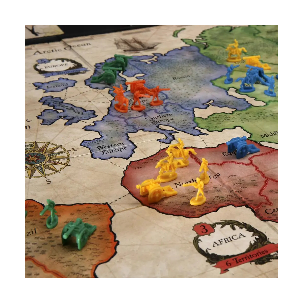 JUEGO DE MESA GAMING ESTRATEGIA MILITAR CONQUISTA MUNDIAL - 9