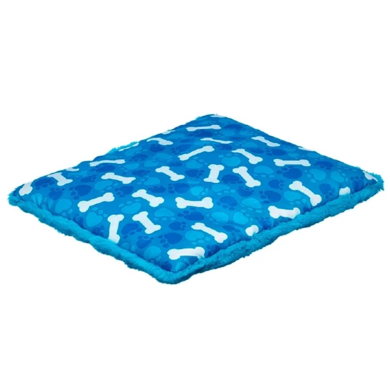 CAMA PARA PELUCHE BUILD A BEAR AZUL REVERSIBLE - 1