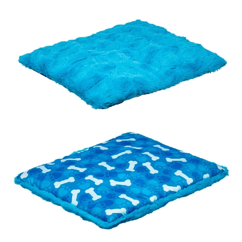 CAMA PARA PELUCHE BUILD A BEAR AZUL REVERSIBLE - 3