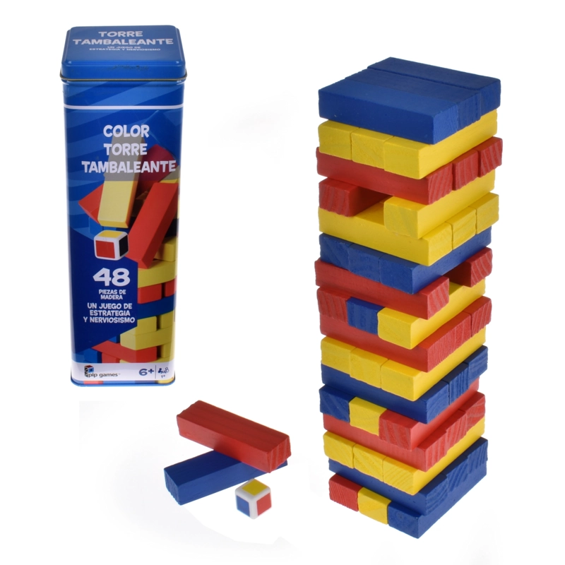 JUEGO DE MESA 48 PIEZAS EQUILIBRIO COLORES - 6