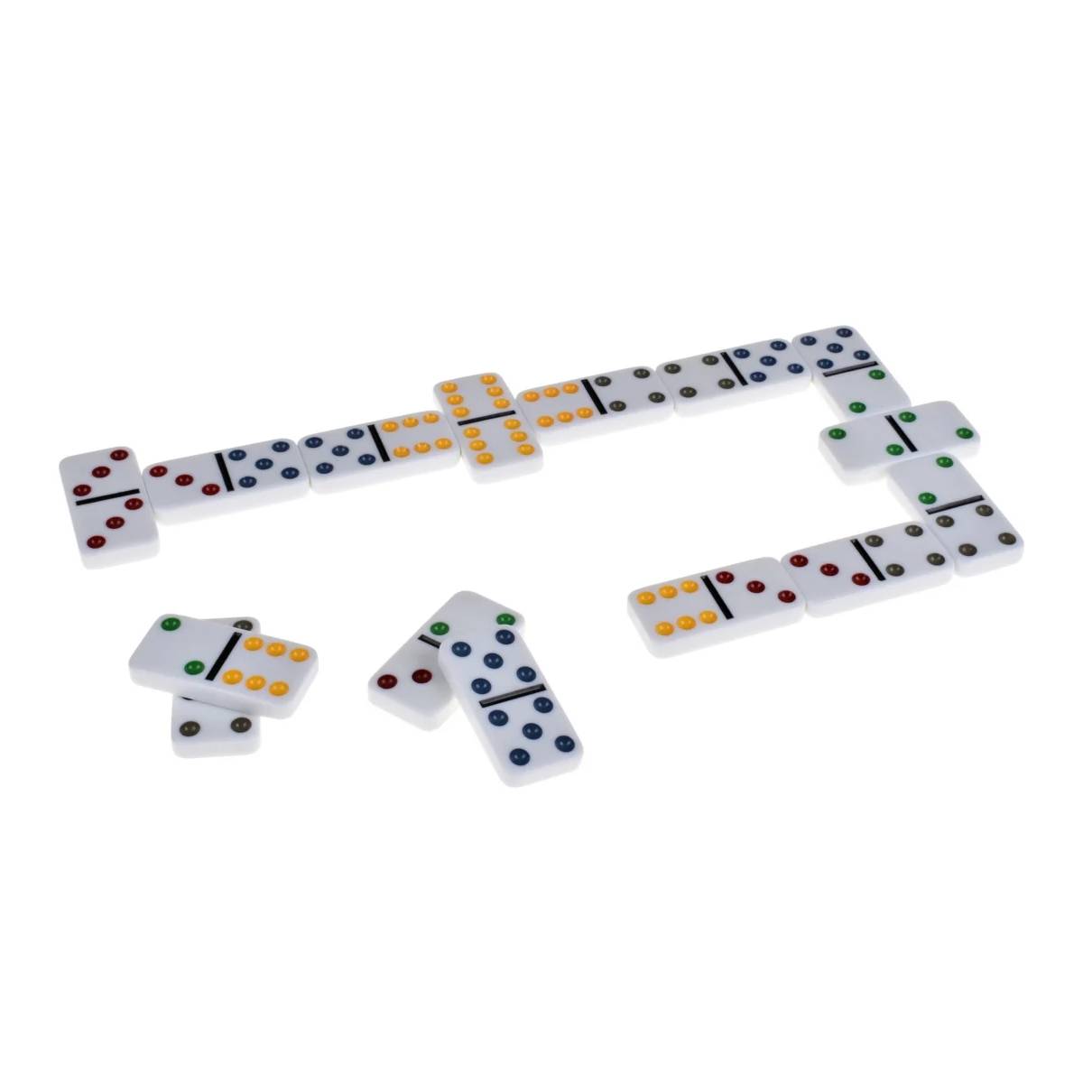 JUEGO DE MESA DOMINO EN CAJA METALICA 28 - 2