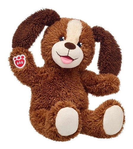 PELUCHE BUILD A BEAR PERRO MARRON Y BEIGE - 1