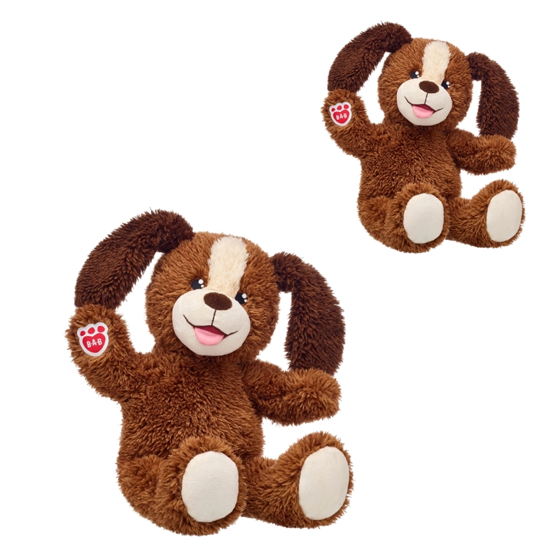 PELUCHE BUILD A BEAR PERRO MARRON Y BEIGE - 2