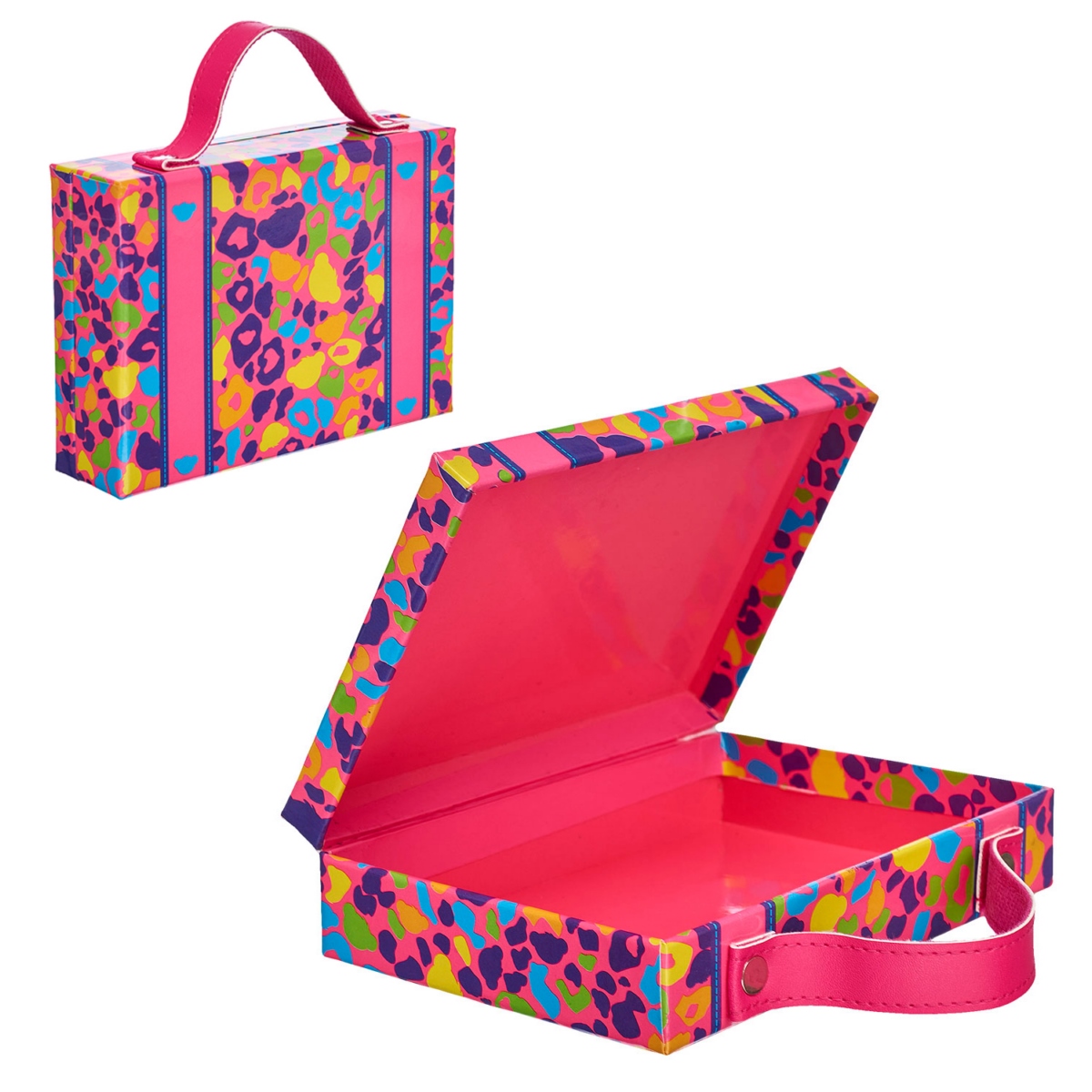 MALETA BUILD-A-BEAR ROSADA PRINT LEOPARDO