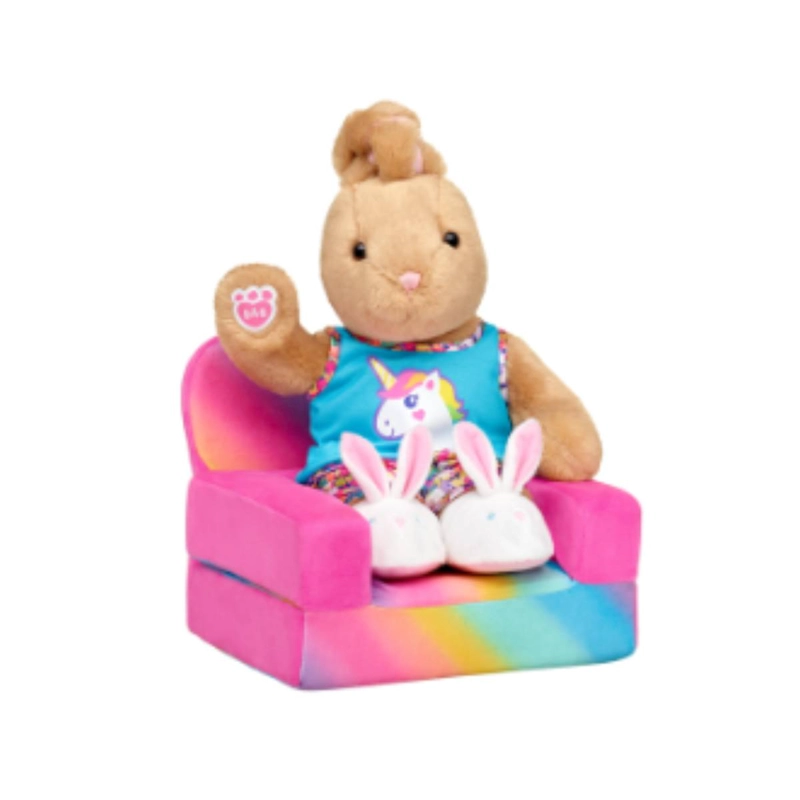 SILLON CAMA BUILD A BEAR ARCOIRIS PARA PELUCHES - 4