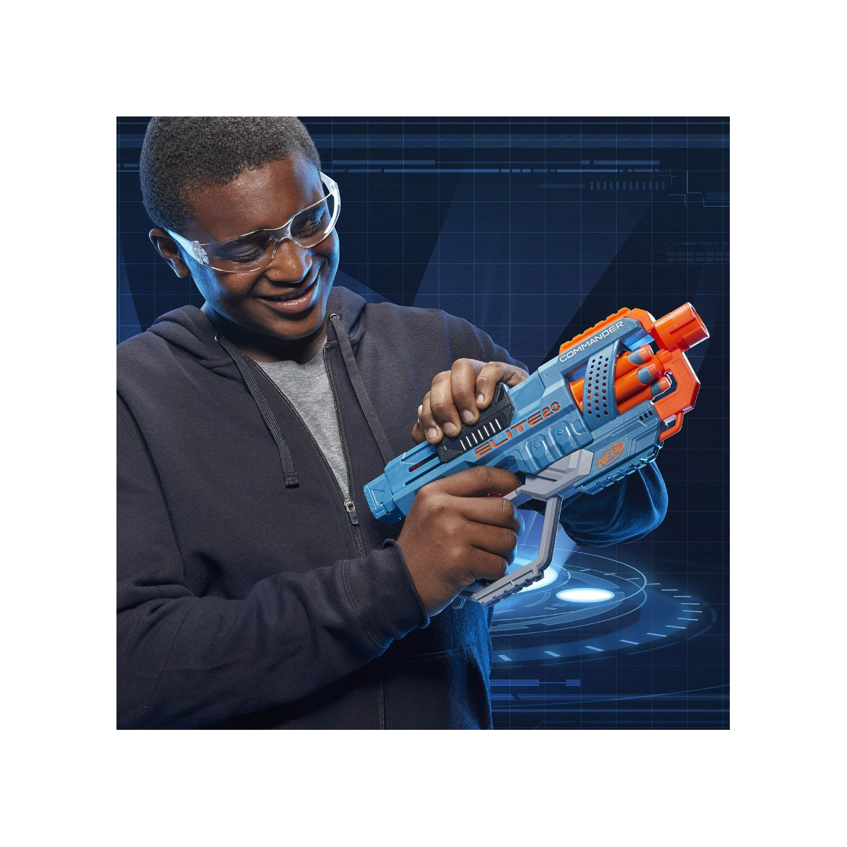LANZA DARDOS NERF ELITE 2.0 COMMANDER RD-6 - 3