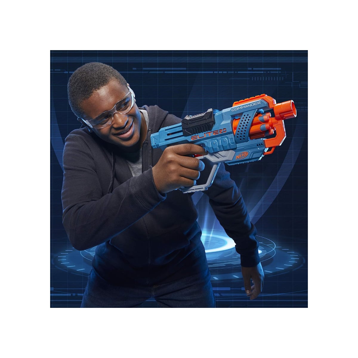 LANZA DARDOS NERF ELITE 2.0 COMMANDER RD-6 - 4