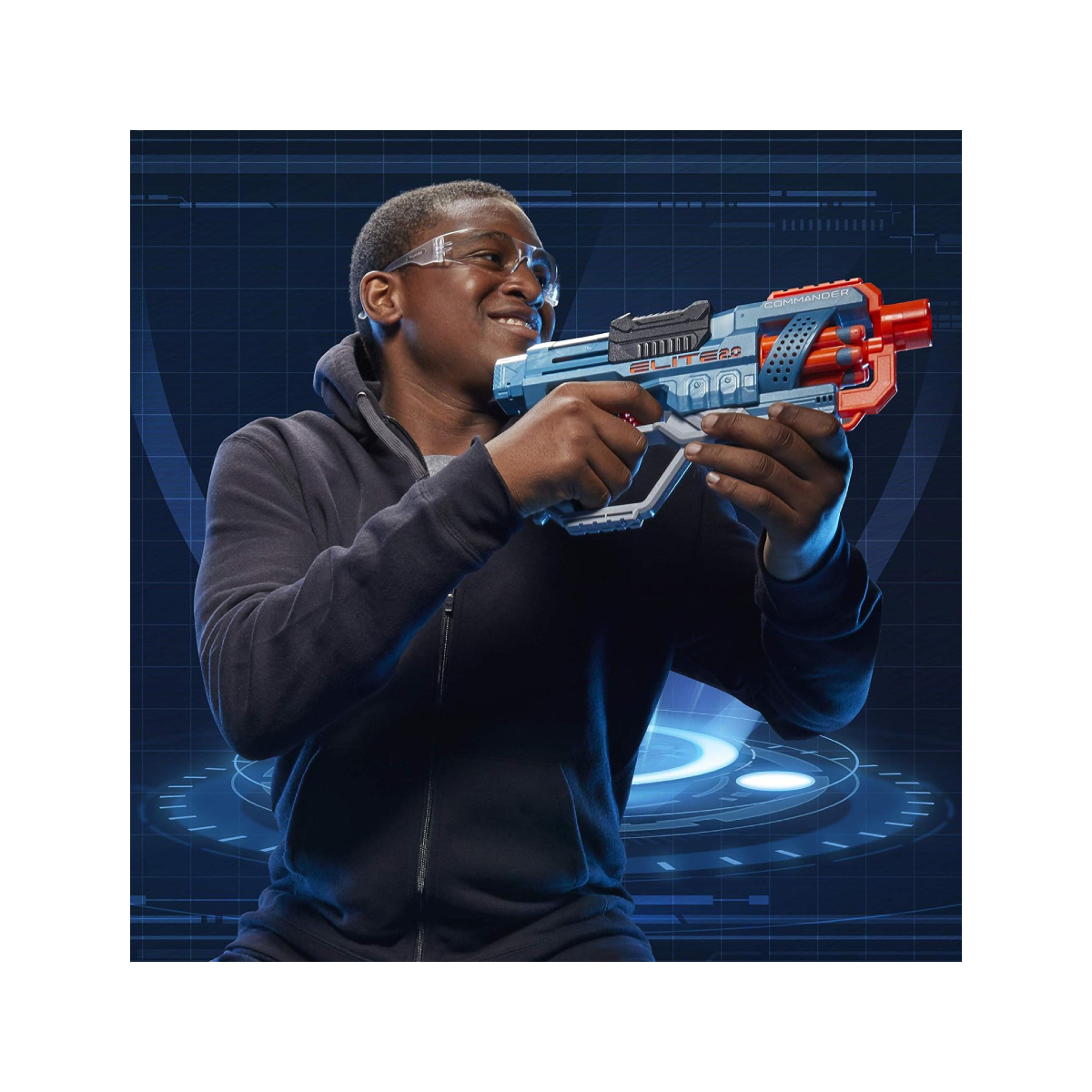 LANZA DARDOS NERF ELITE 2.0 COMMANDER RD-6 - 6