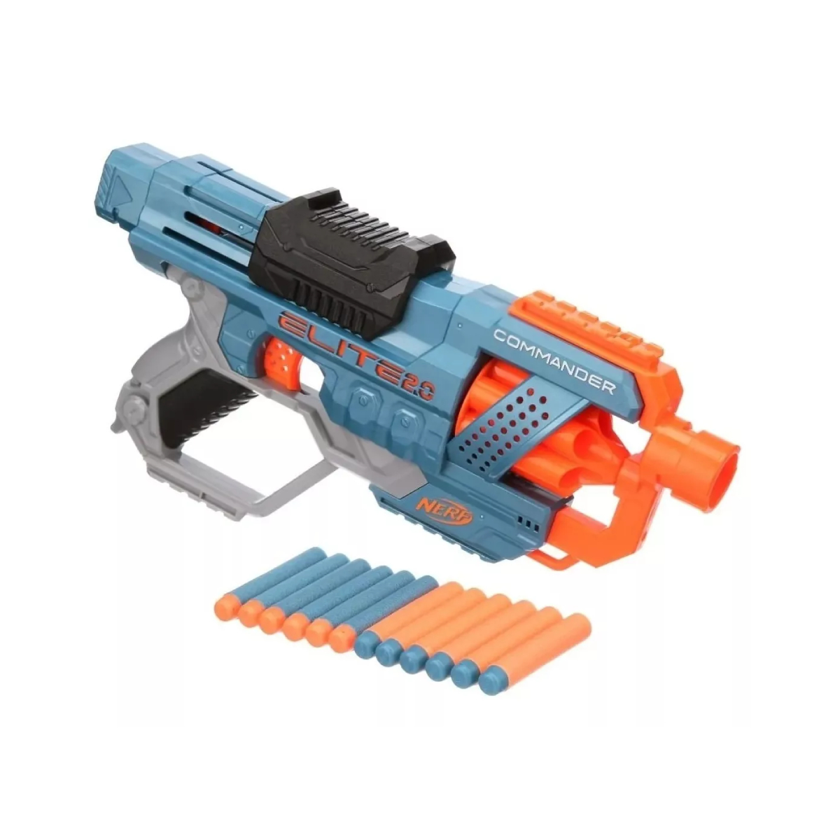 LANZA DARDOS NERF ELITE 2.0 COMMANDER RD-6 - 7