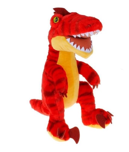 PELUCHE DINOSAURIO ROJO BUILD A BEAR RAPTOR - 1