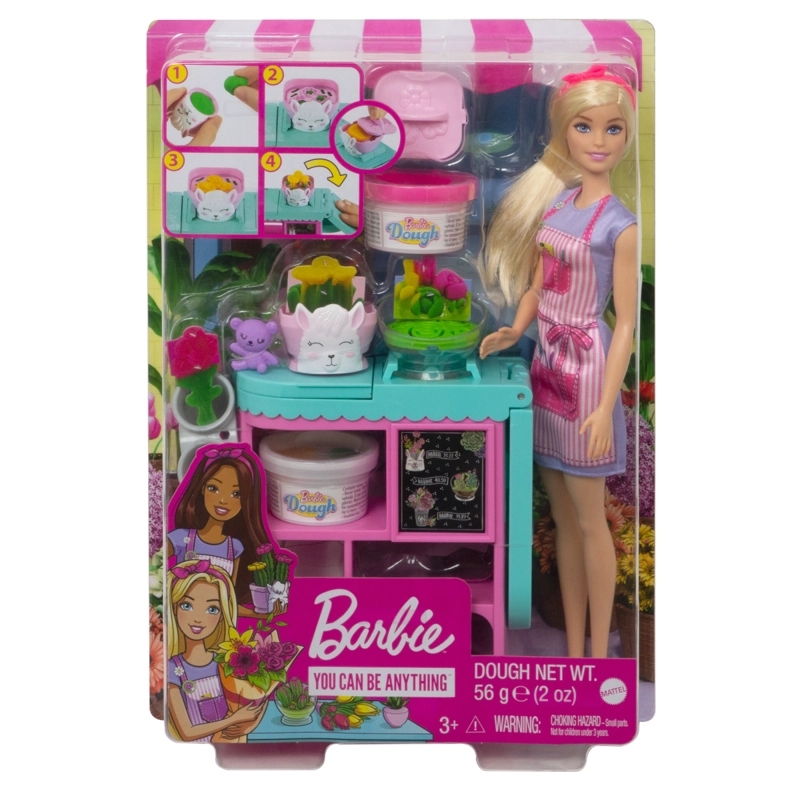 MUÑECA BARBIE FLORISTA SET DE JUEGO CON ACCESORIOS - 5