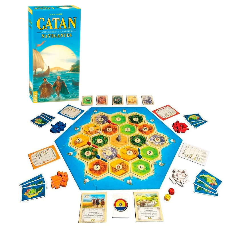 CATAN NAVEGANTES DE CATAN EXPANSION 5-6 JUGADORES - 1