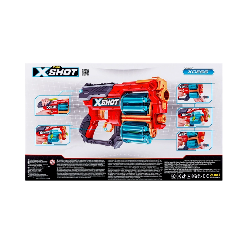 LANZADOR X-SHOT XCESS TK12 CON 16 DARDOS - 5