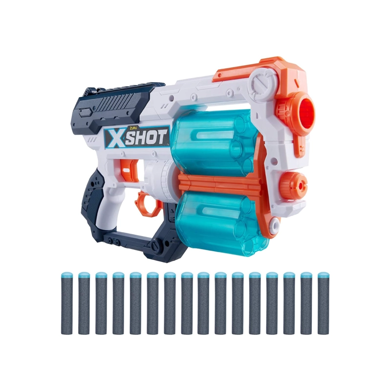 LANZADOR X-SHOT XCESS TK12 CON 16 DARDOS - 6