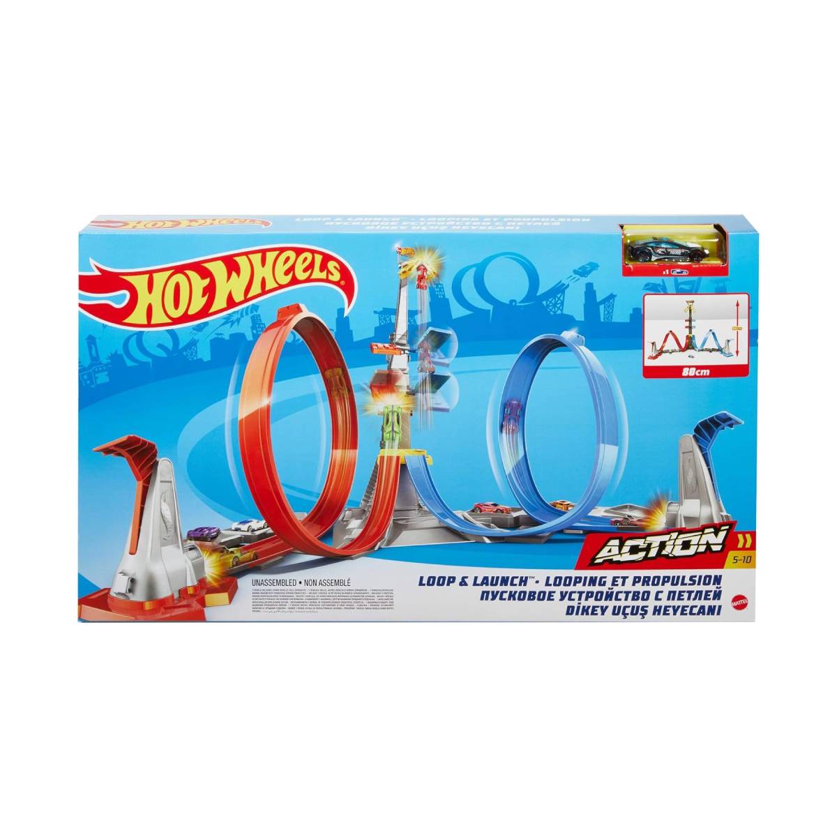 PISTA HOT WHEELS 1:64 DESAFIO DE ALTURA - 9