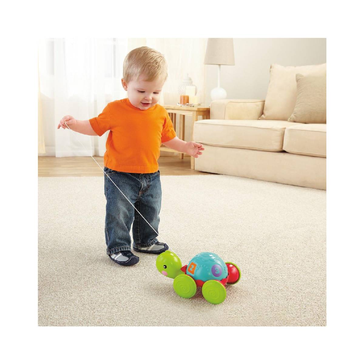 JUGUETE INTERACTIVO FISHER PRICE TORTUGA APRENDIZAJE MULTICOLOR - 4