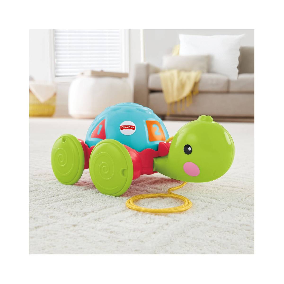 JUGUETE INTERACTIVO FISHER PRICE TORTUGA APRENDIZAJE MULTICOLOR - 5