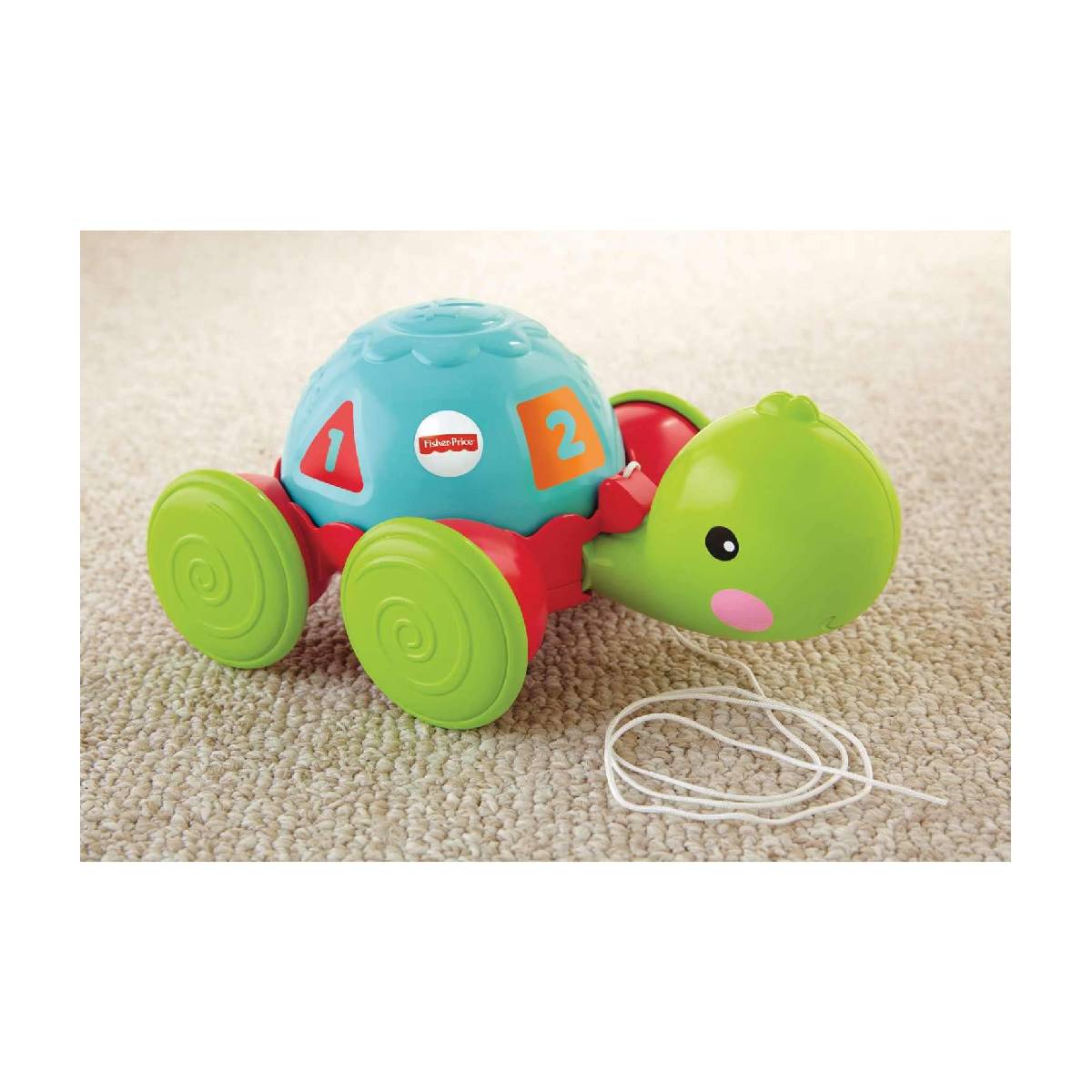 JUGUETE INTERACTIVO FISHER PRICE TORTUGA APRENDIZAJE MULTICOLOR - 6