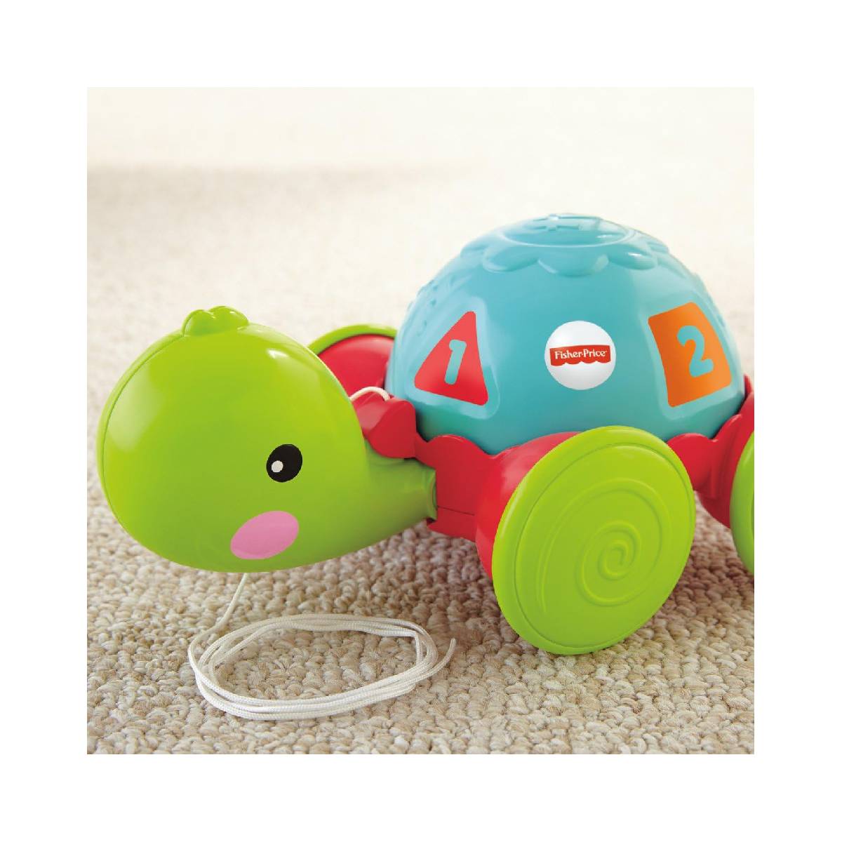 JUGUETE INTERACTIVO FISHER PRICE TORTUGA APRENDIZAJE MULTICOLOR - 8