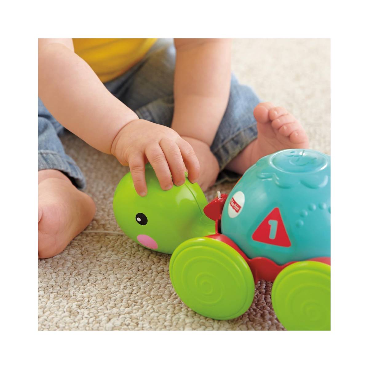 JUGUETE INTERACTIVO FISHER PRICE TORTUGA APRENDIZAJE MULTICOLOR - 9