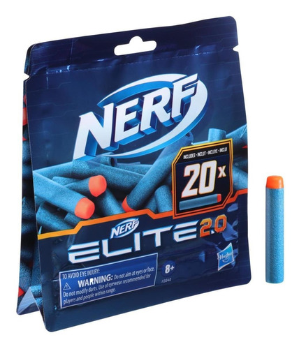 PACK 20 DARDOS HASBRO NERF ELITE 2.0 - 1