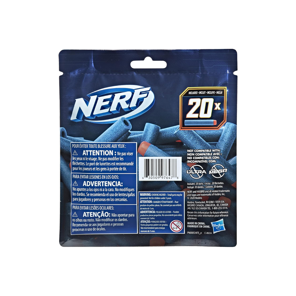 PACK 20 DARDOS HASBRO NERF ELITE 2.0 - 3