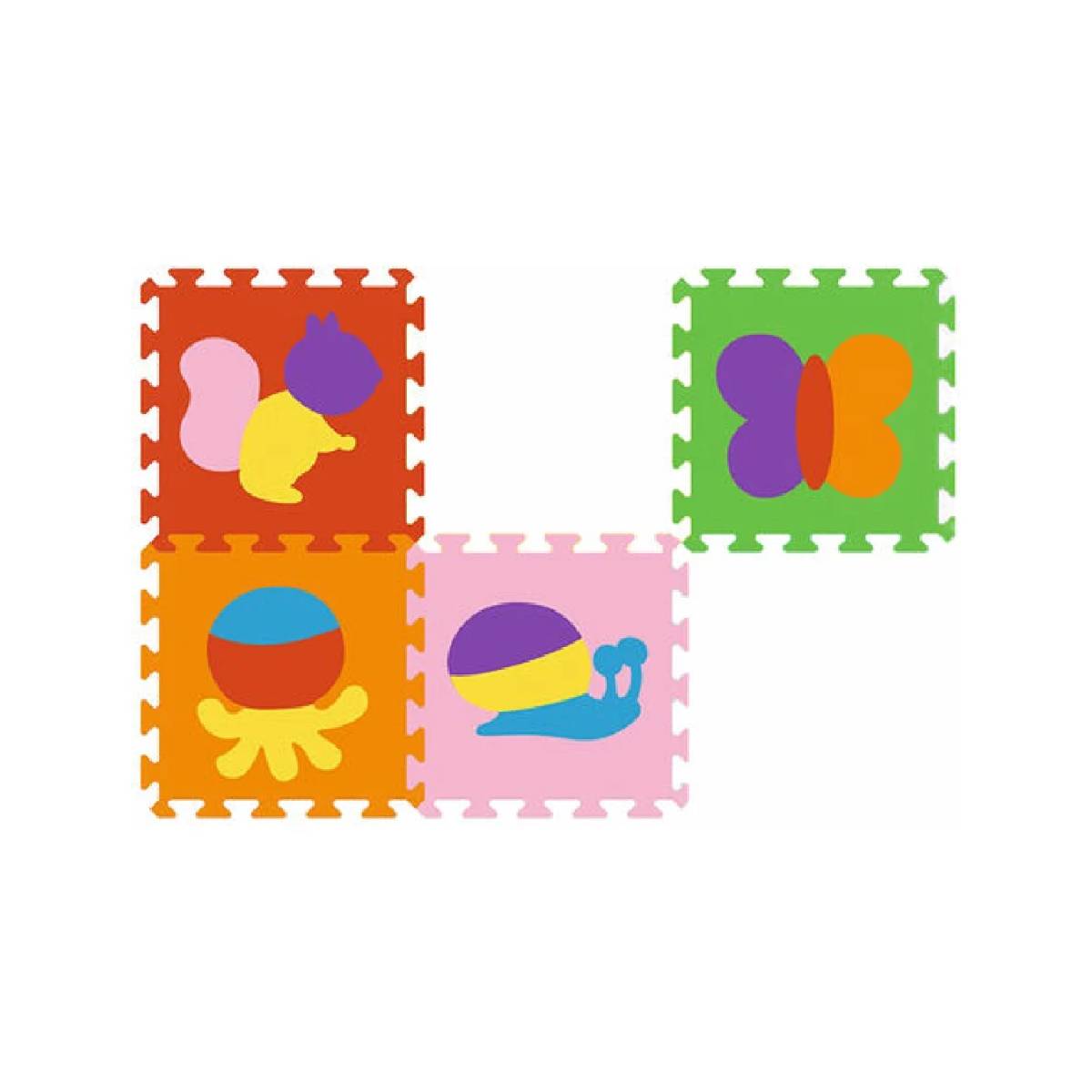 ROMPECABEZAS ANSALDO MULTICOLOR PUZLE EVA 10 PIEZAS ANIMALES INFANTI - 5